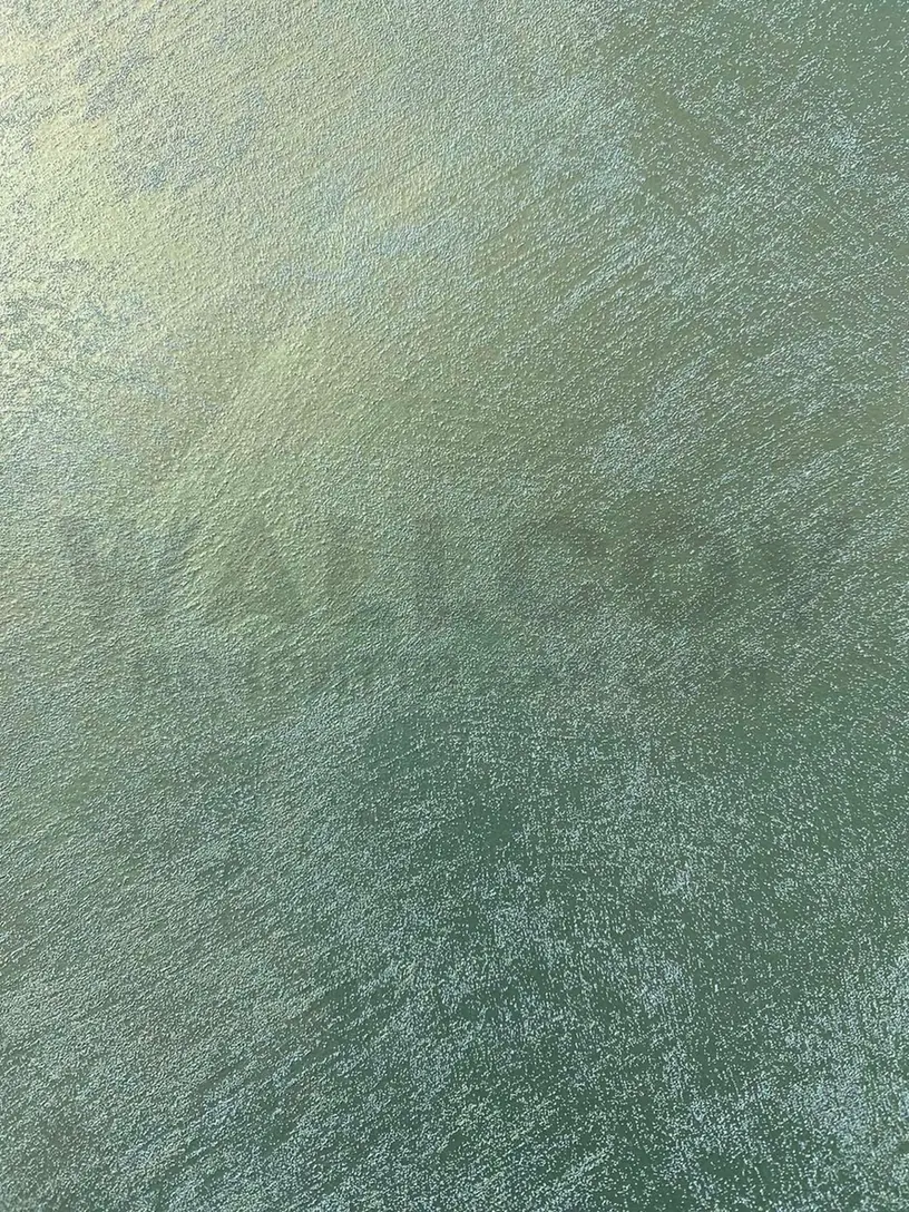 Реальний зразок Wallcov: Galateya у шоурумі, зелений перелив