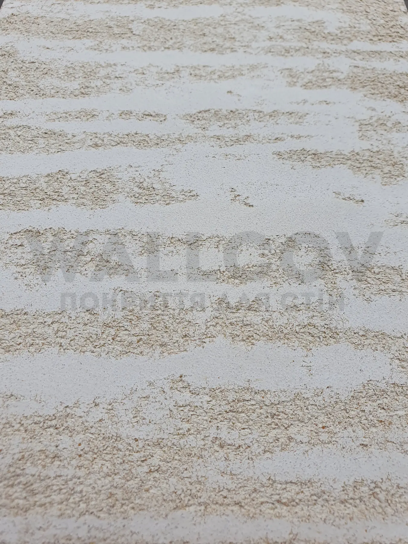 Реальний об'єкт Wallcov: травертин з горизонтальними смугами, крупно